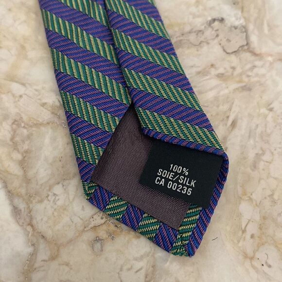 Lanvin 100% Silk Tie - Picture 6 of 7